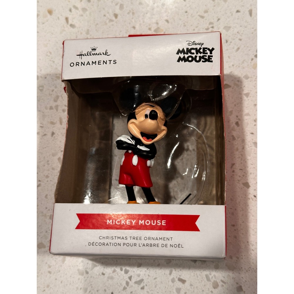 Hallmark Disney Mickey Mouse Christmas Tree Ornament 3HCM161 Red Black White